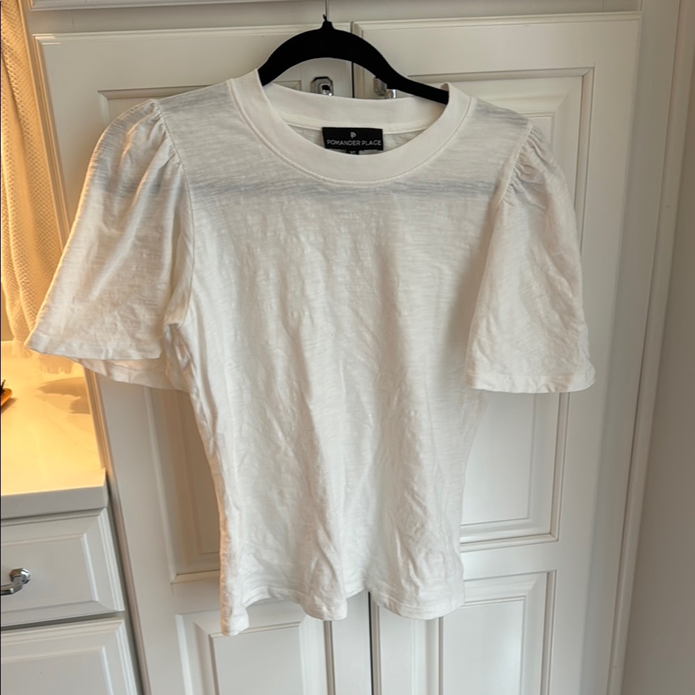 Tuckernuck Pomander Place White Short Sleeve Top